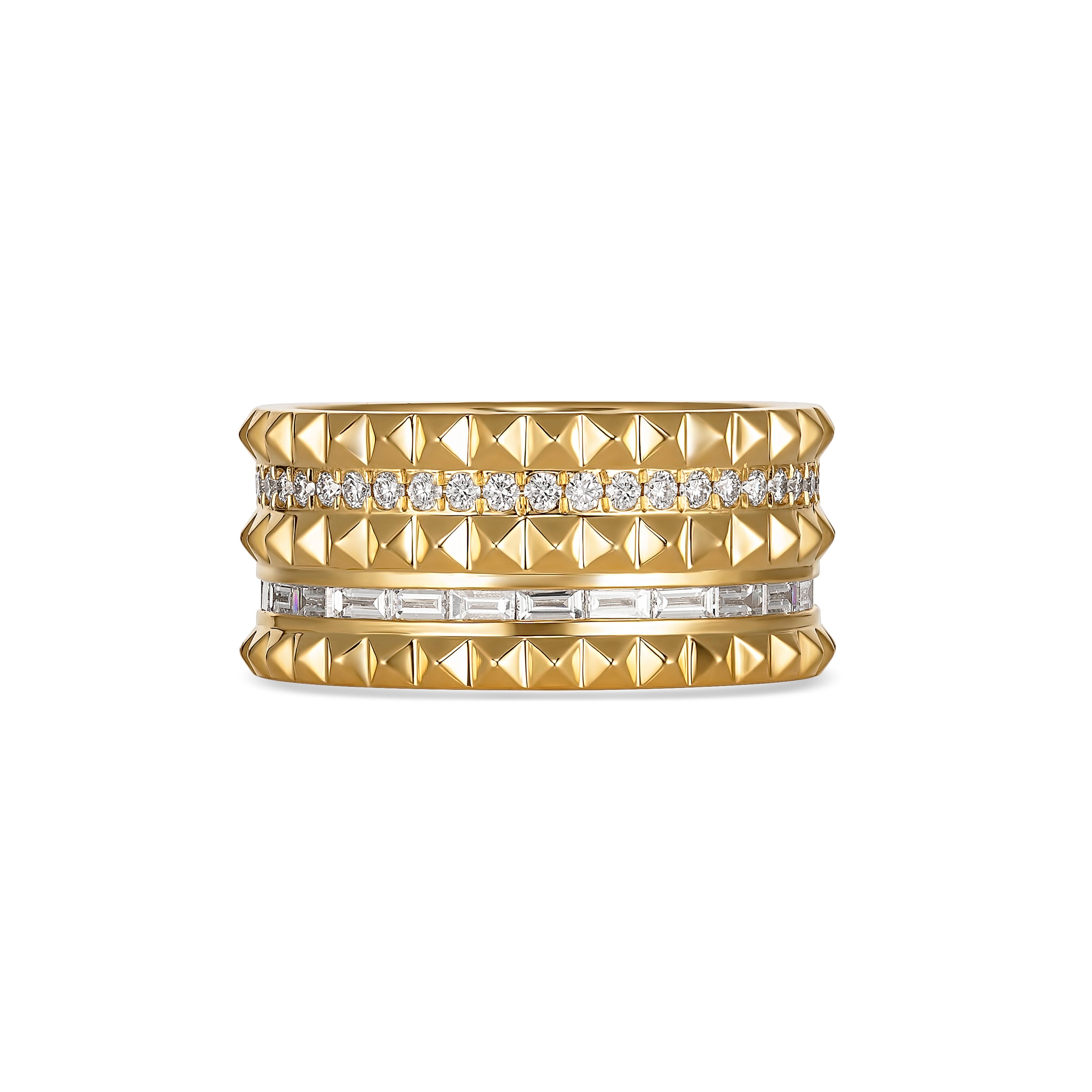 R.08® Bold Diamond Ring | Yellow Gold - RS-R36761-YG-I - ANTON Jewellery