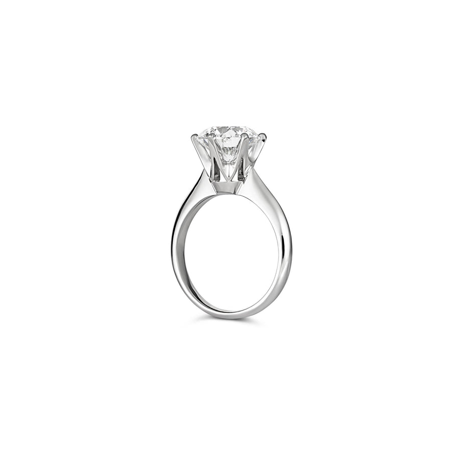 Hot Rocks® Collection Round Brilliant Cut Solitaire Engagement Ring | Platinum
