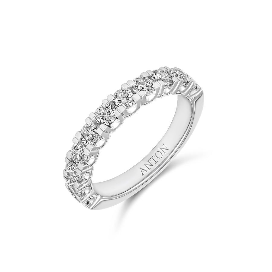 Wedding Vivid Round Brilliant Cut Diamond Ring | Platinum