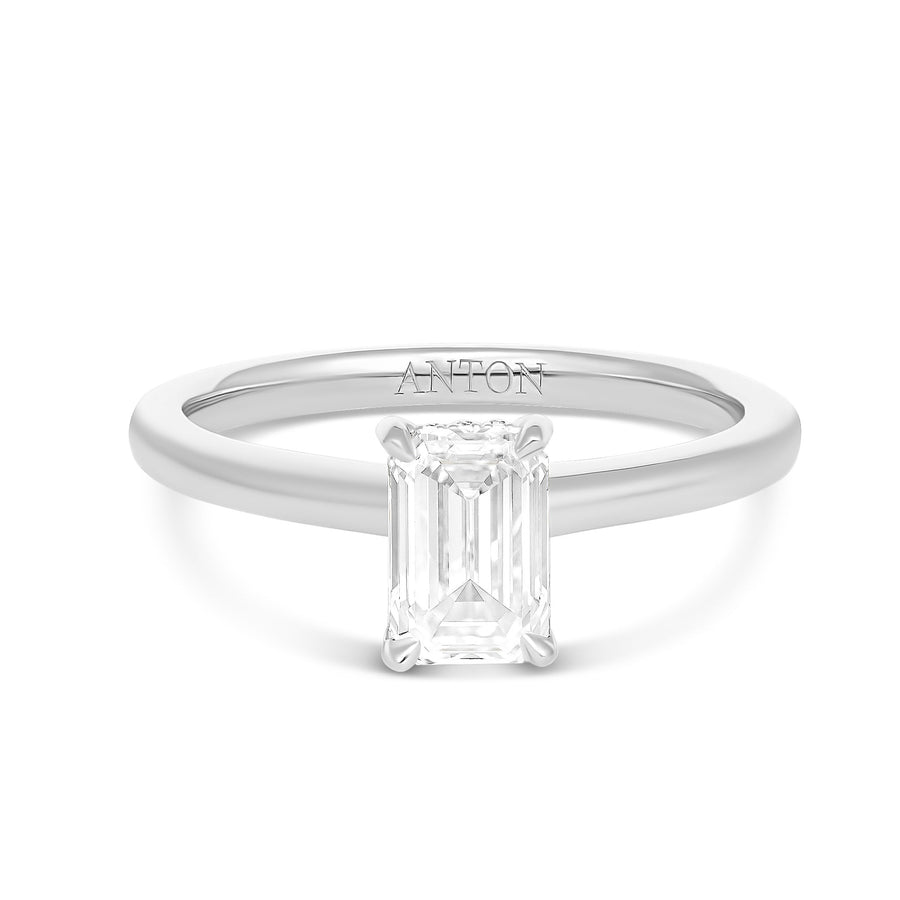 Endless Crawford Emerald Cut Diamond Engagement Ring | Platinum