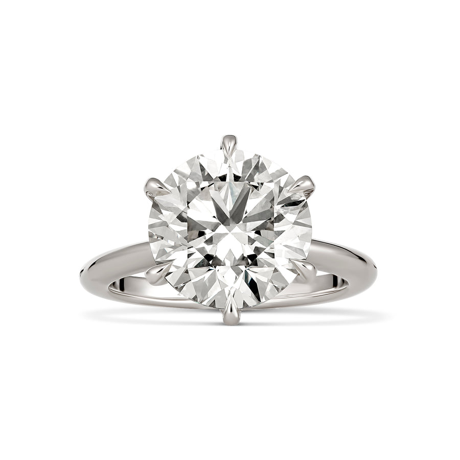 Hot Rocks® Collection Engagement Round Brilliant Cut Diamond Ring | Platinum