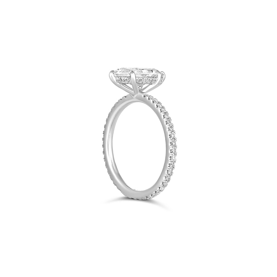 Hot Rocks® Crawford Marquise Cut Diamond Engagement Ring | Platinum