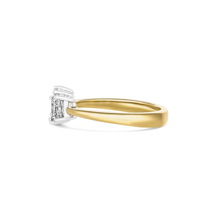 Classic Toi Et Moi 2-Stone Diamond Engagement Ring | 18K Yellow Gold