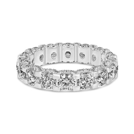 Riviera Vivid Natural Diamond Eternity Ring | Platinum