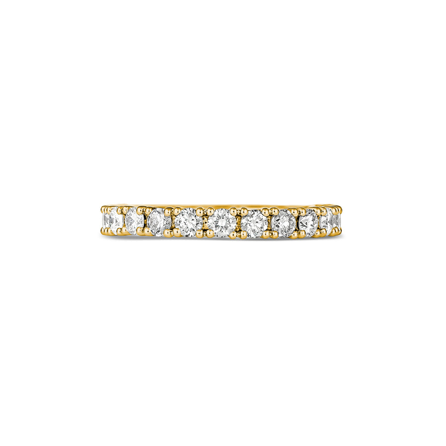 Wedding Eternity Vivid Diamond Ring | Yellow Gold