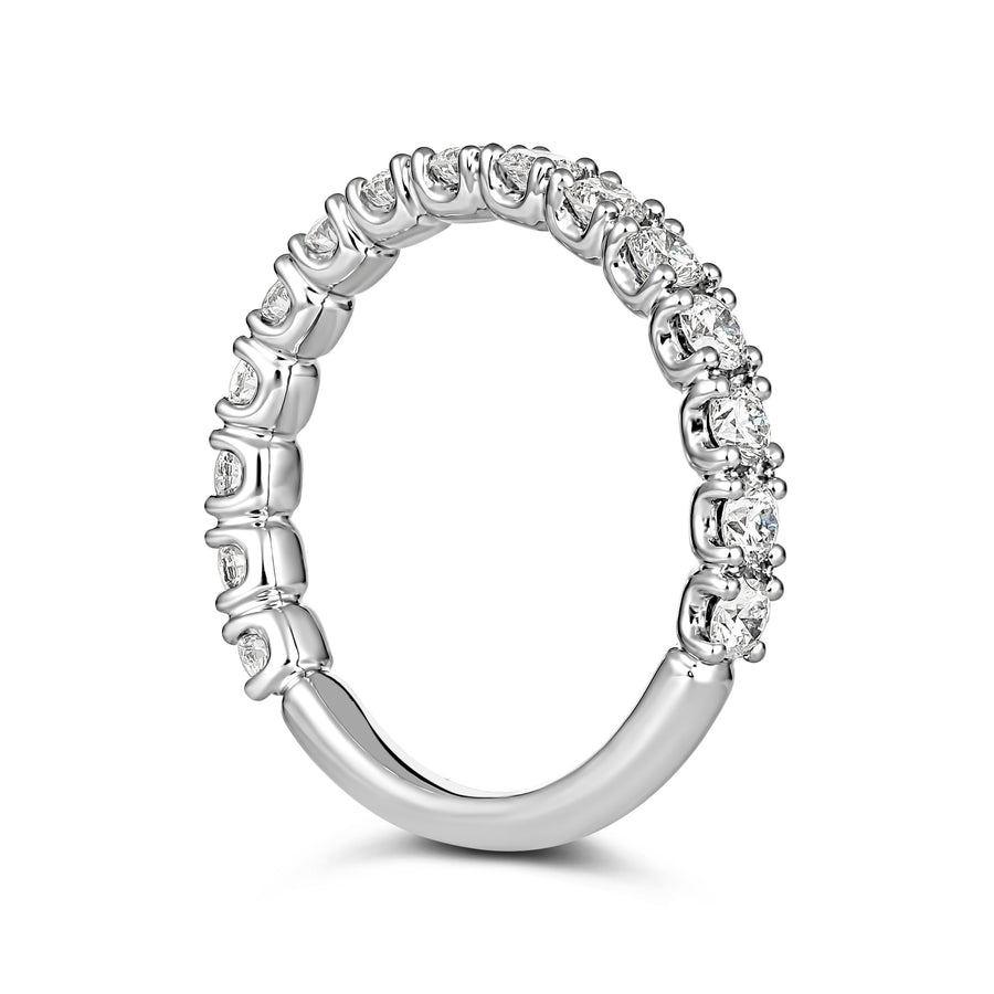 Wedding Eternity Vivid Diamond Ring | Platinum