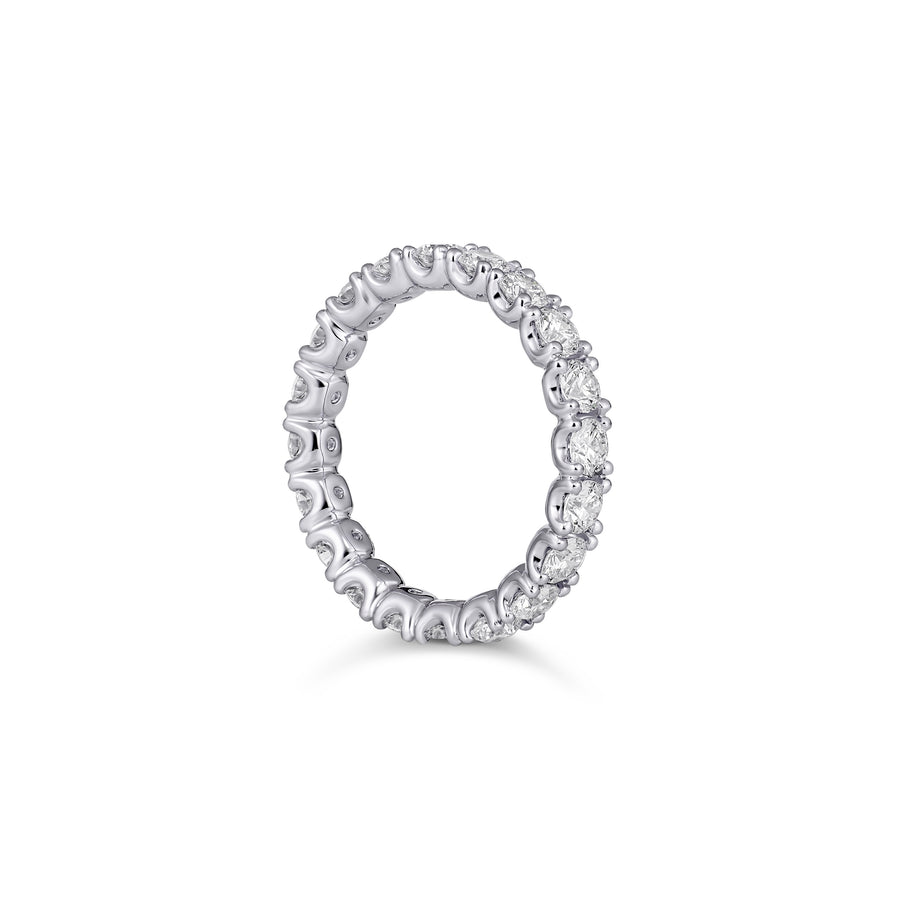 Riviera Round Brilliant Cut Eternity Diamond Ring | Platinum