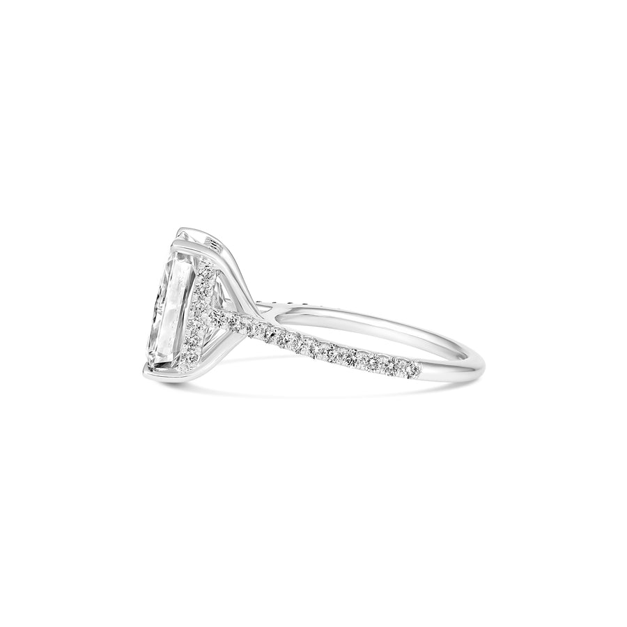 Grandeur Taylor Radiant Cut Diamond Engagement Ring | Platinum