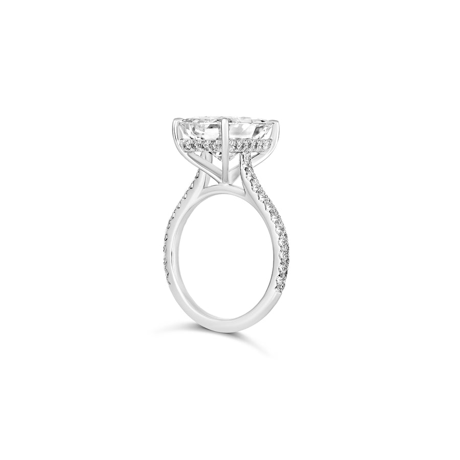 Grandeur Taylor Radiant Cut Diamond Engagement Ring | Platinum