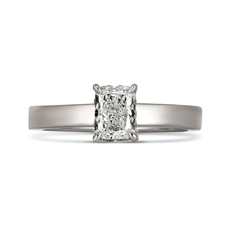 Classic Crawford Radiant Cut Diamond Engagement Ring | Platinum
