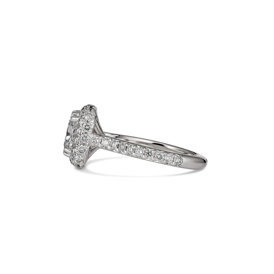 Hot Rocks® Collection Cushion Cut Diamond Ring | Platinum
