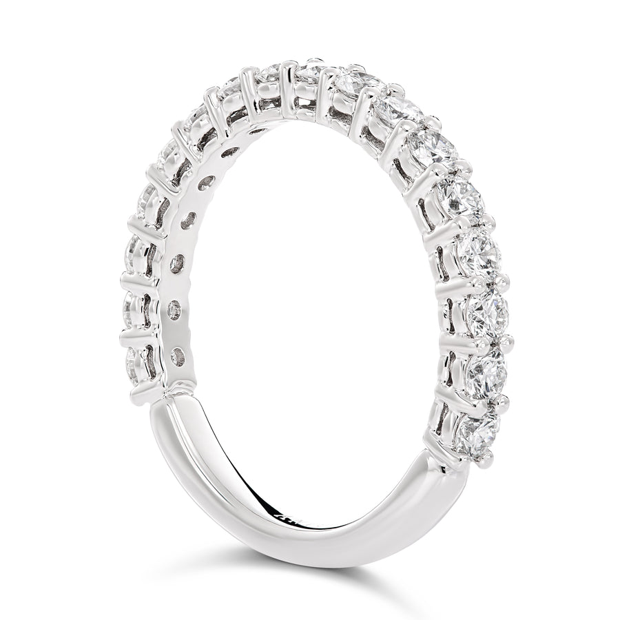 Wedding Round Brilliant Cut Eternity Ring | Platinum