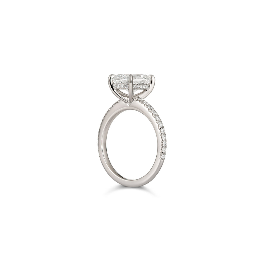 Hot Rocks® Collection Cushion Cut Diamond Engagement Ring | Platinum