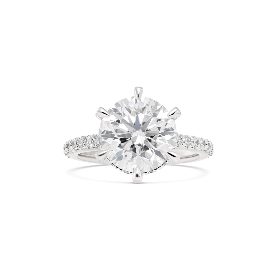 Hot Rocks® Collection Round Brilliant Cut Diamond Ring | Platinum