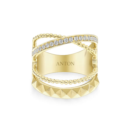 R.08® Split Ring | Yellow Gold