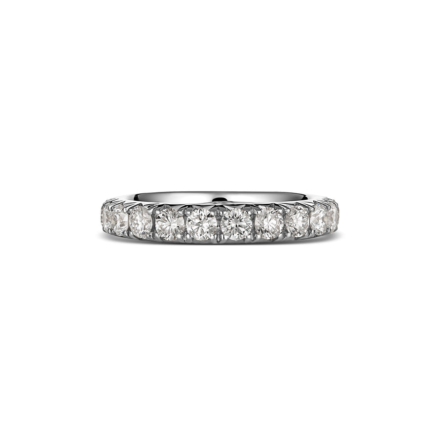 Krisscut Diamond Wedding Ring | White Gold