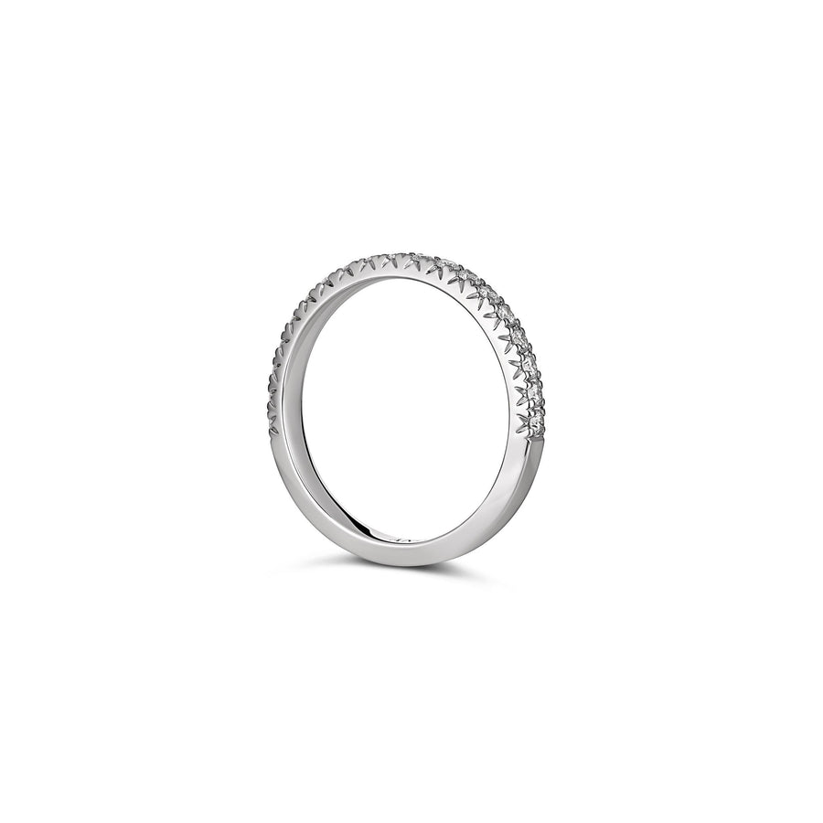 Wedding Krisscut Round Brilliant Diamond Ring | White Gold