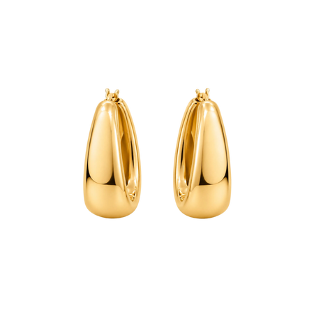Capri Dreaming® Vela Graduated Hoops | 18K Yellow Gold