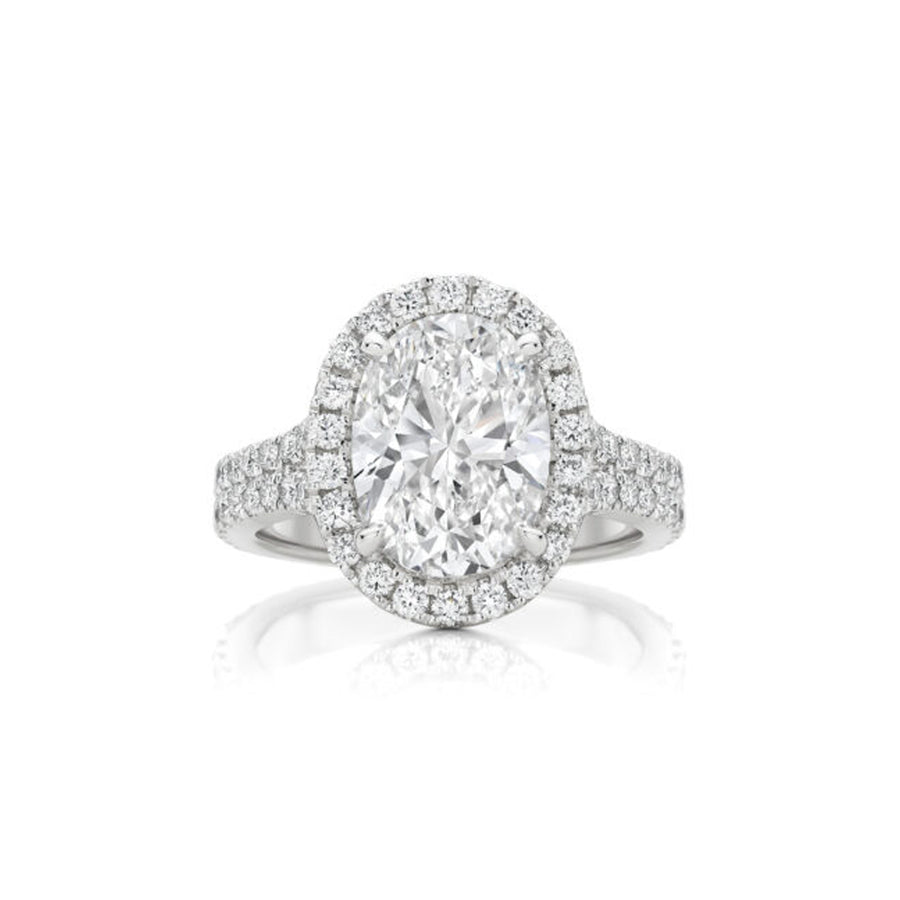 Hot Rocks® Collection Oval Cut Diamond Ring | Platinum