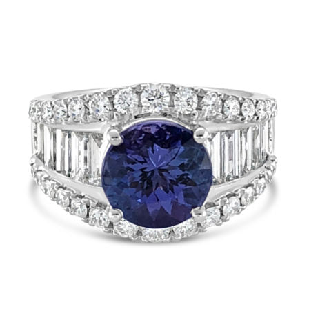 Regal Collection® Round Sapphire Ring | White Gold