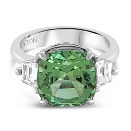 Regal Collection® Mint Tourmaline Ring | White Gold