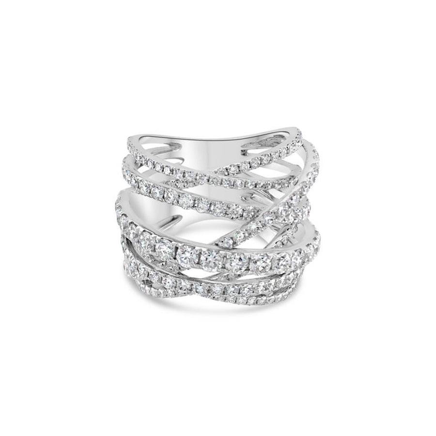 Artisan Diamond Ring | White Gold