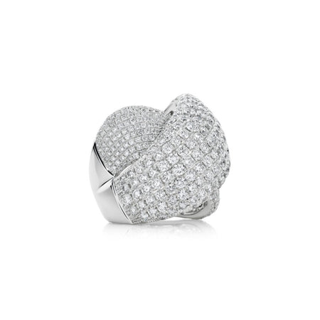 Artisan Diamond Statement Ring | White Gold