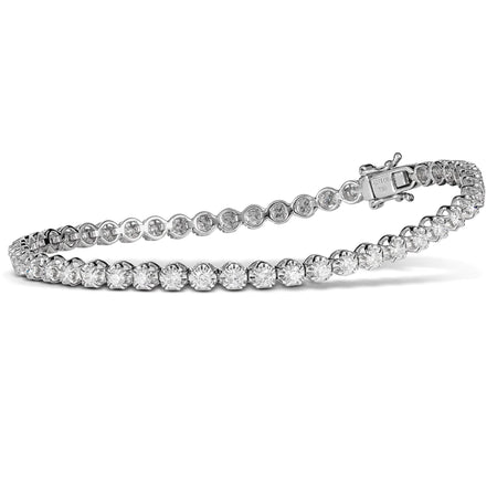 Allure Tennis Diamond Bracelet 1.98ct - 2.14ct | White Gold