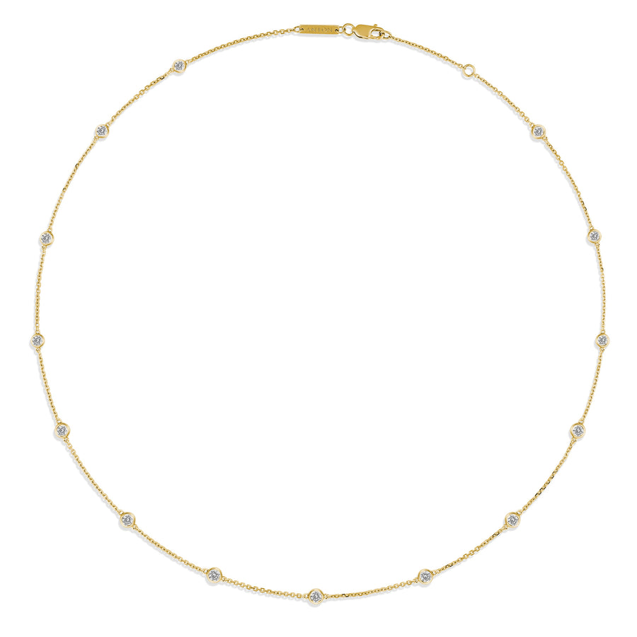 Capri Dreaming™ Dot Chain 0.80CT Necklace | Yellow Gold