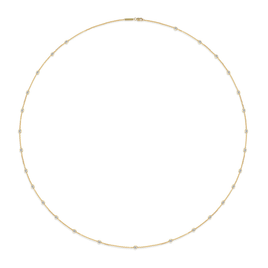 Capri Dreaming™ Dot Chain 1.55CT Long Necklace | Yellow Gold