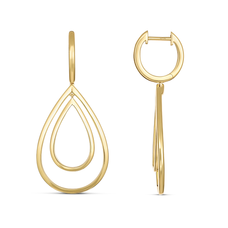 Capri Dreaming® Breeze Drop Earrings | 18K Yellow Gold