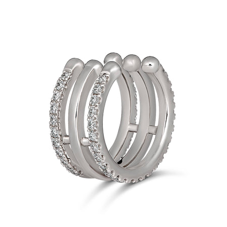 Capri Dreaming® Cove Ear Cuff | 18K White Gold
