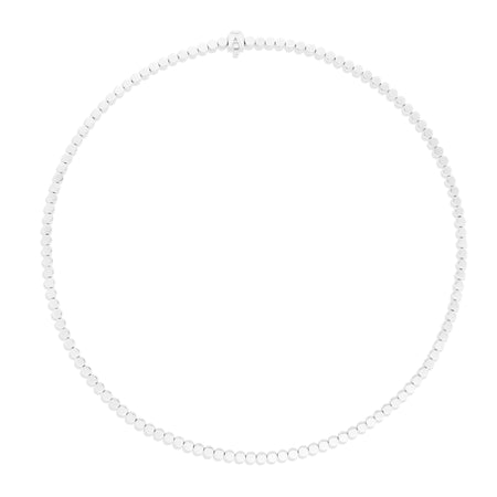 Capri Dreaming® Golden Tennis Necklace | White Gold