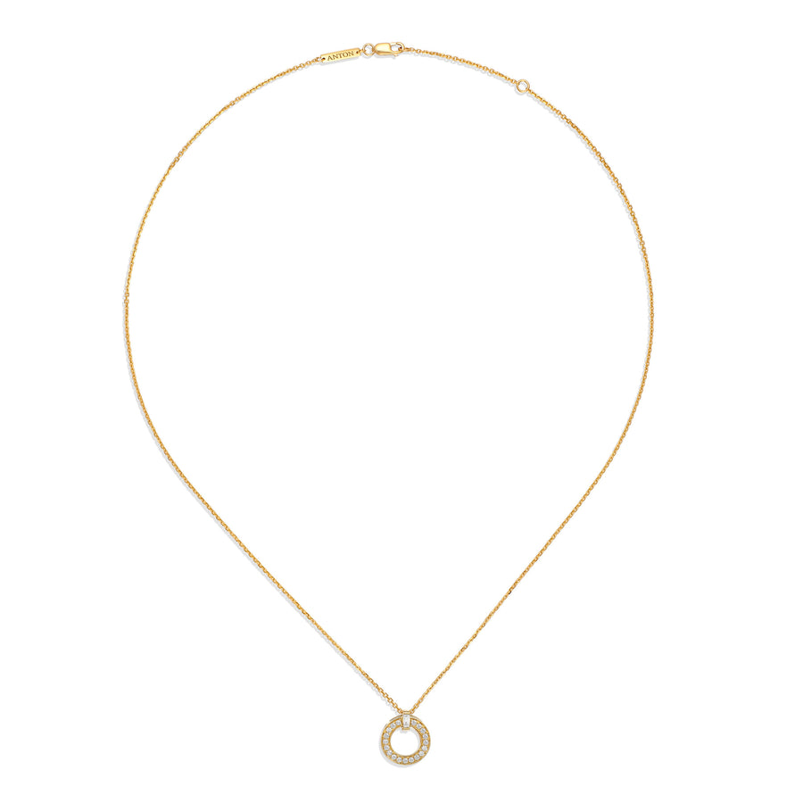 Lighthouse® Single Diamond Pendant Necklace | Yellow Gold