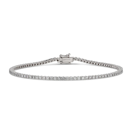 Classic Tennis Bracelet 1.68ct - 1.90ct | White Gold