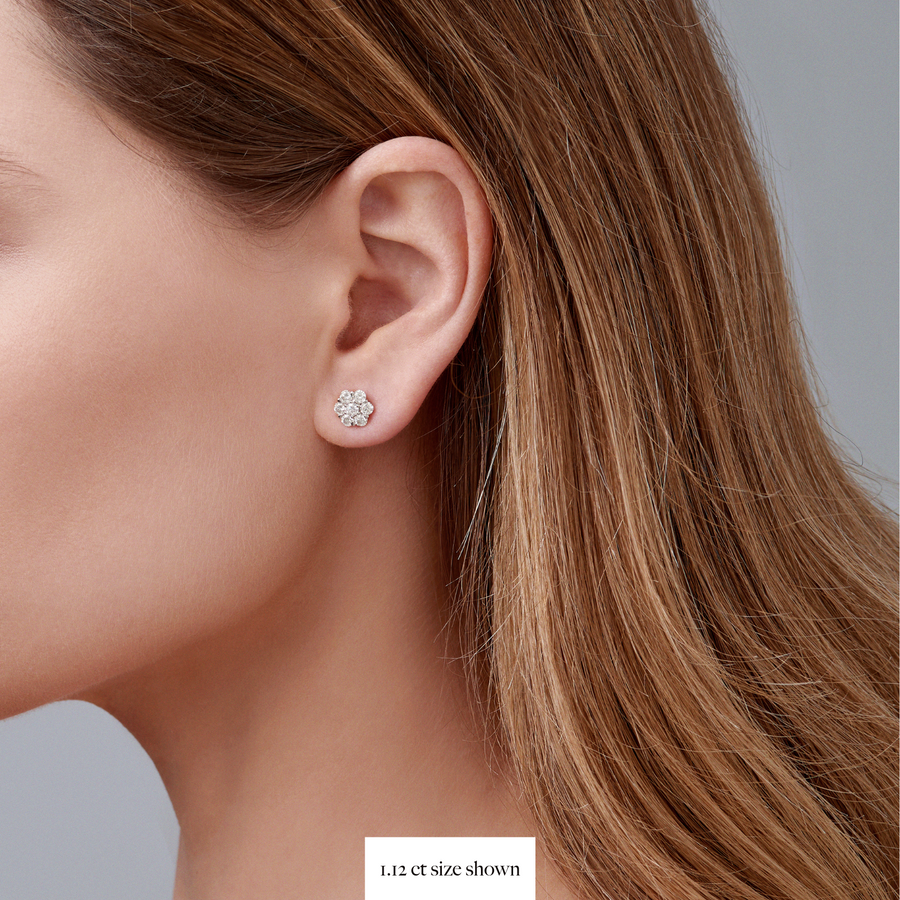 Daisy diamond online earrings