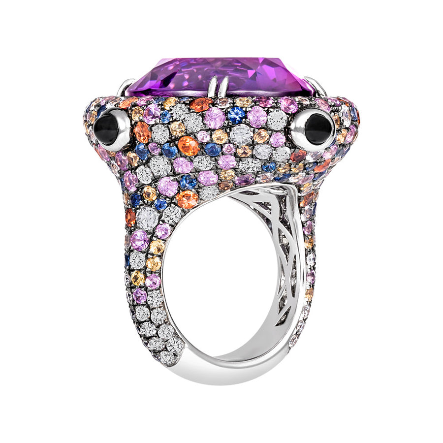 ROCK Candy® Amethyst and Sapphire Ring
