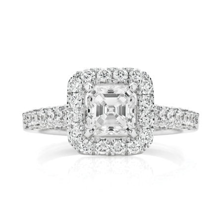 Classic Engagement | Asscher Cut Diamond Engagement Ring