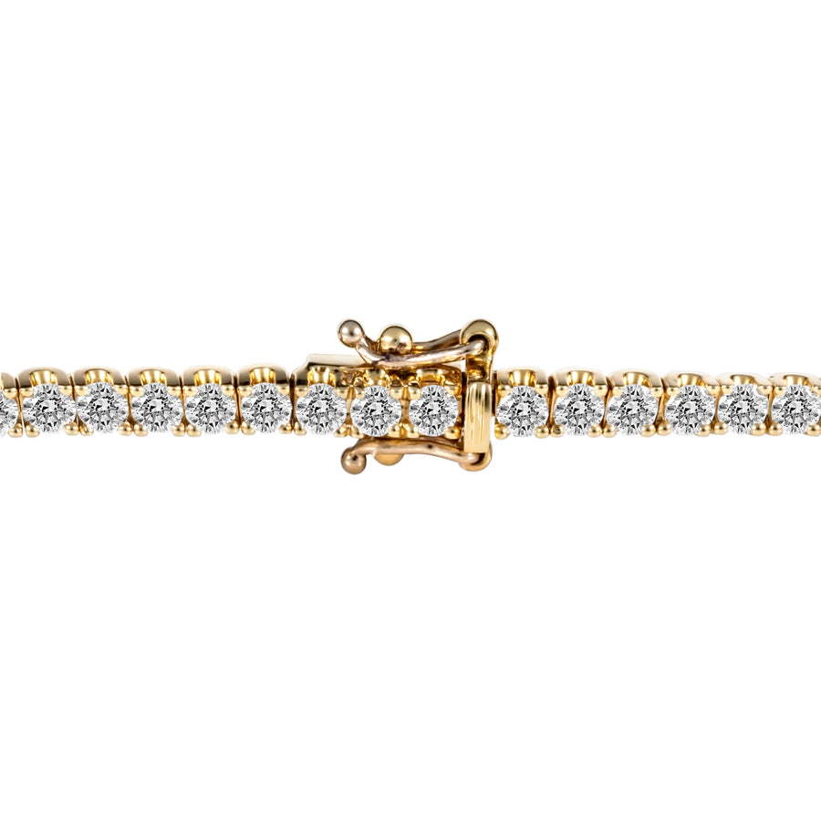 Vivid | Tennis Diamond Bracelet Yellow Gold