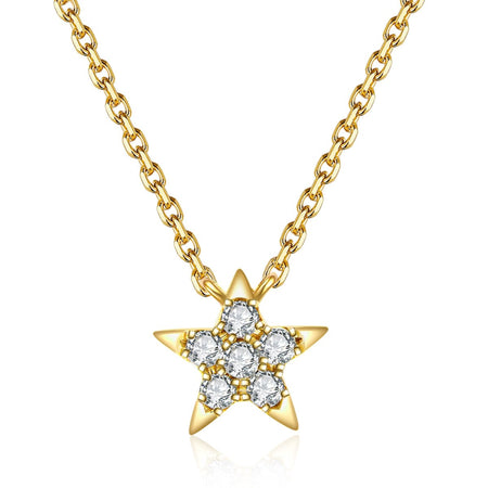 Icon Star Pendant Necklace | Yellow Gold