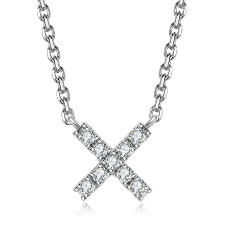 Icon Kiss Diamond Necklace | White Gold