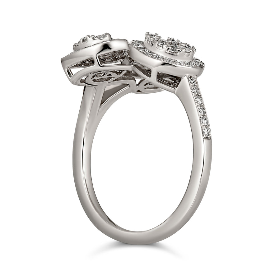 Promise Orchid Diamond Ring | White Gold