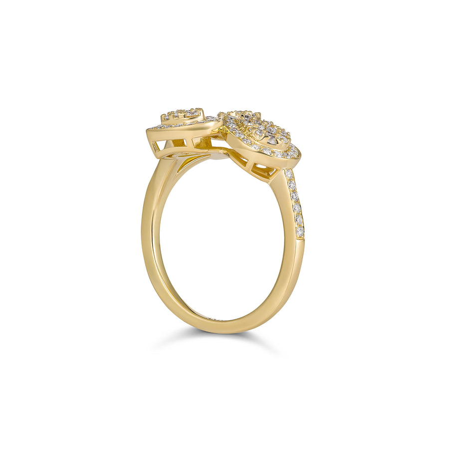 Promise Orchid Diamond Ring | Yellow Gold