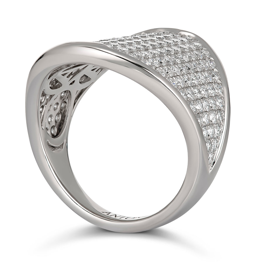 Artisan Tempo Diamond Ring | White Gold