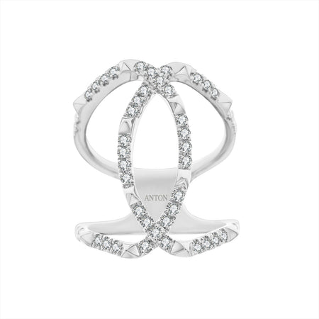 R.08® Echo Diamond Ring | White Gold