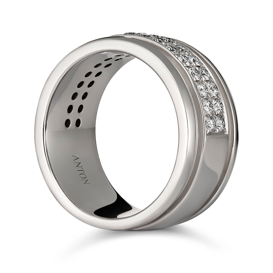 Men's Diamond Ring | White Gold
