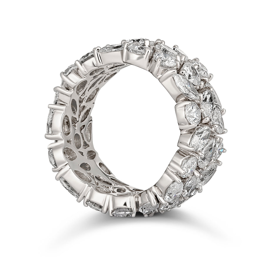 Classic Statement Eternity Diamond Ring | White Gold