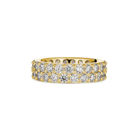 Allure Eternity Diamond Ring | Yellow Gold
