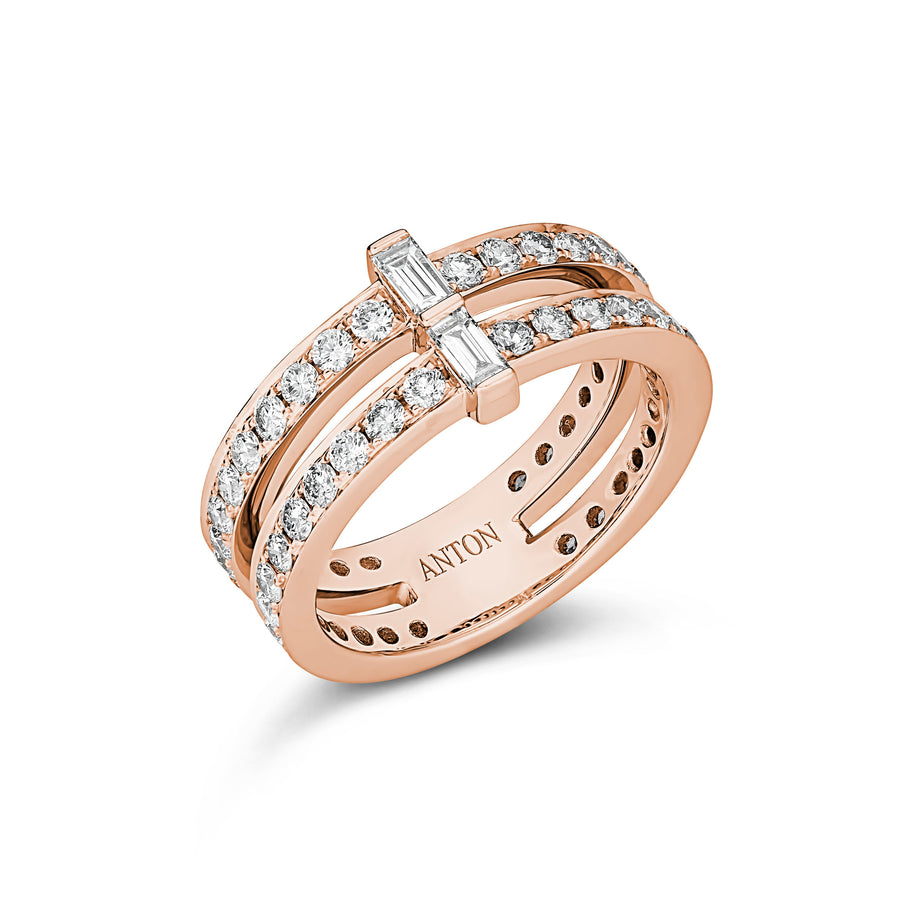 Capri Dreaming® Lighthouse Diamond Ring | Rose Gold