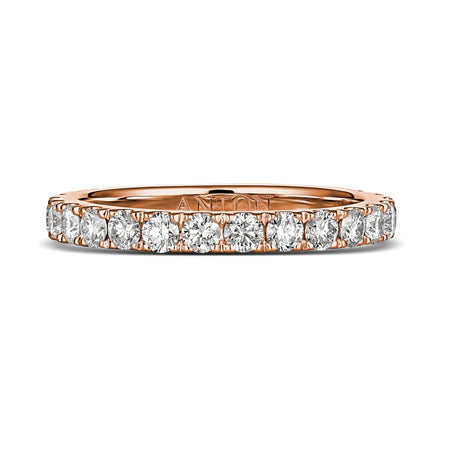 Wedding | Eternity Diamond Band Rose Gold